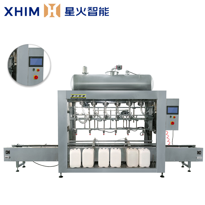 大型液體稱重灌裝機-全自動化工灌裝機
