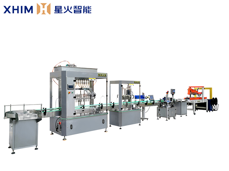 全套液體灌裝生產線-自動化液汁灌裝機設備