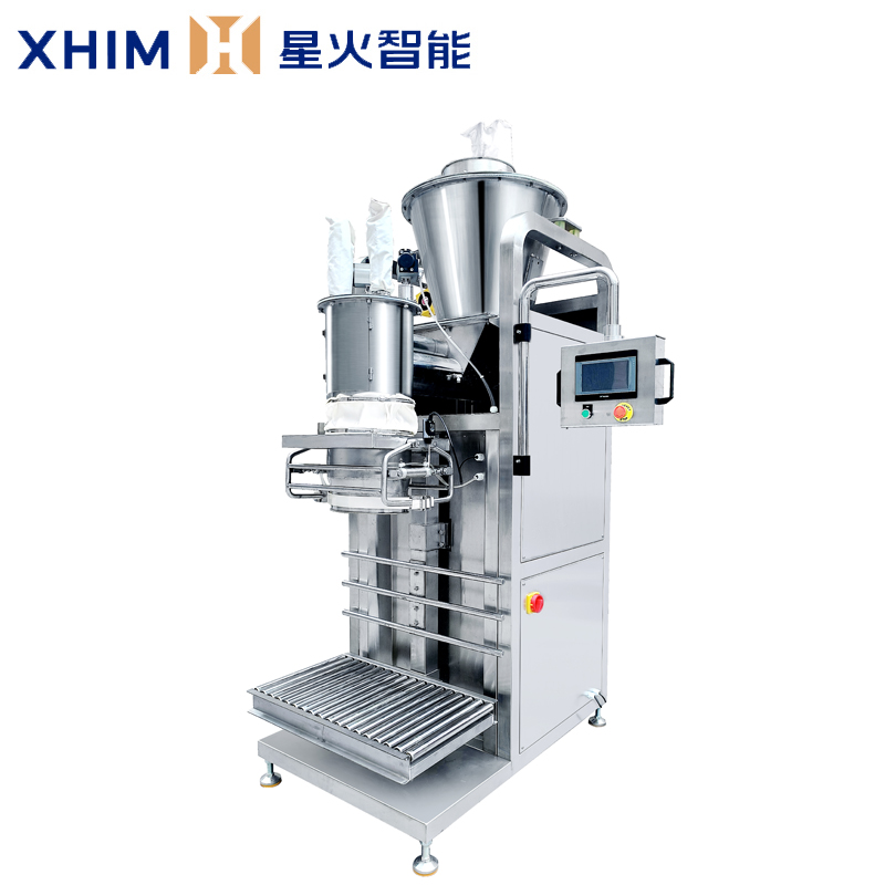 大袋粉劑自動(dòng)包裝機(jī)-25公斤全脂奶粉包裝機(jī)